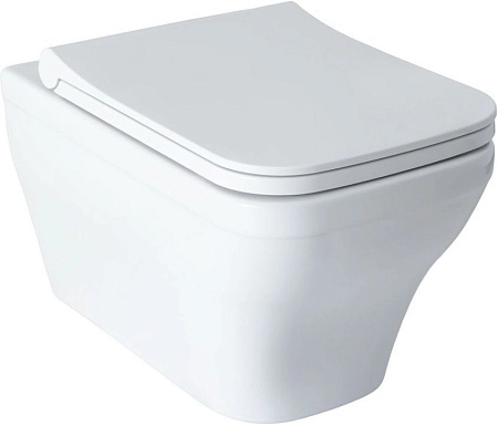 Унитаз подвесной Allen Brau Infinity 4.21011.20 с крышкой, белый глянец