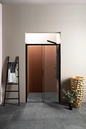 Душевая дверь Aquanet Pleasure AE60-N-150H200U-BT 150, прозрачное стекло