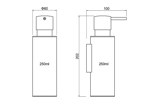 Дозатор жидкого мыла Aquatek Оберон AQ4205BG золото шлифованное Дозатор жидкого мыла Aquatek Оберон AQ4205BG золото шлифованное