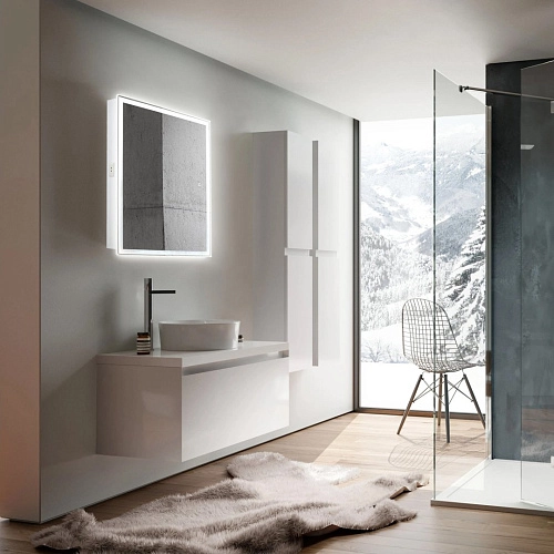 Зеркальный шкаф Silver mirrors Киото Flip 60 (LED-00002474) Зеркальный шкаф Silver mirrors Киото Flip 60 (LED-00002474)