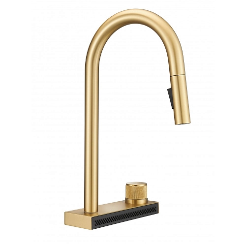 Смеситель для кухни Milacio Ultra (MCU.556.GD) с вытяжной лейкой, золото Смеситель для кухни Milacio Ultra (MCU.556.GD) с вытяжной лейкой, золото