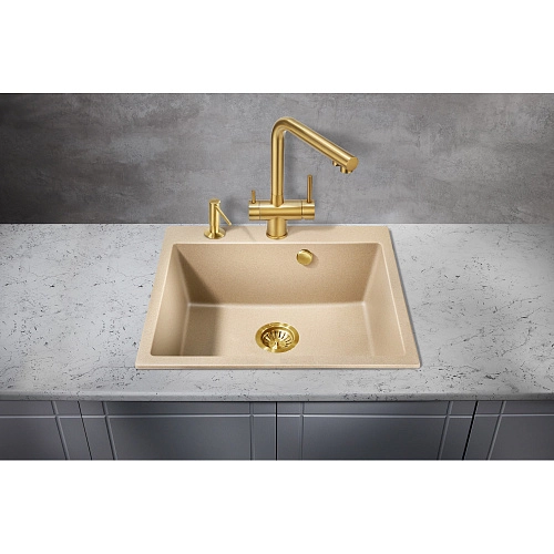 Смеситель для кухни Milacio Ultra 558 (MCU.558.GD) золото Смеситель для кухни Milacio Ultra 558 (MCU.558.GD) золото