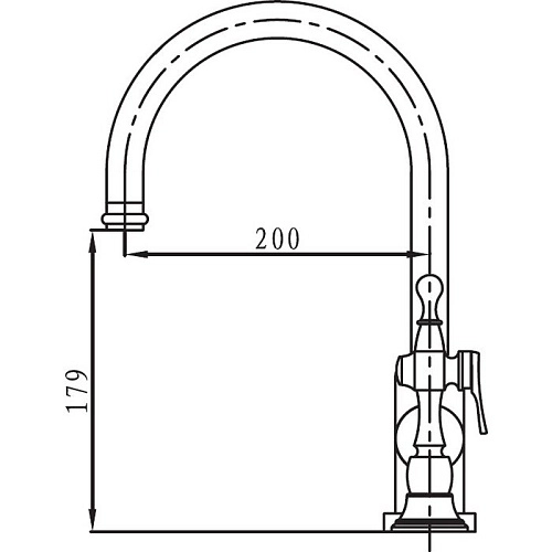 Смеситель для кухни Kaiser 2070790/27044 Смеситель для кухни Kaiser 2070790/27044