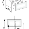 Тумба под раковину Keuco Edition 11 31341YY0100, 700х350х535 мм Тумба под раковину Keuco Edition 11 31341YY0100, 700х350х535 мм