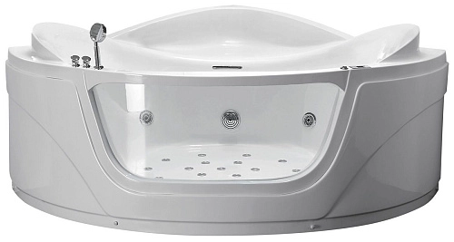 Акриловая ванна Gemy G9247 K 165x165 угловая, универсальная, гидромассажная Акриловая ванна Gemy G9247 K 165x165 угловая, универсальная, гидромассажная