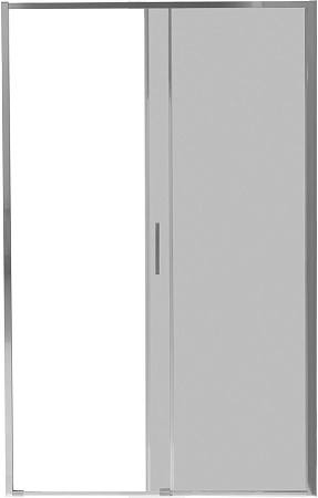 Душевая дверь Aquanet Pleasure Evo 120 AE65-N120-CT профиль хром, прозрачное стекло