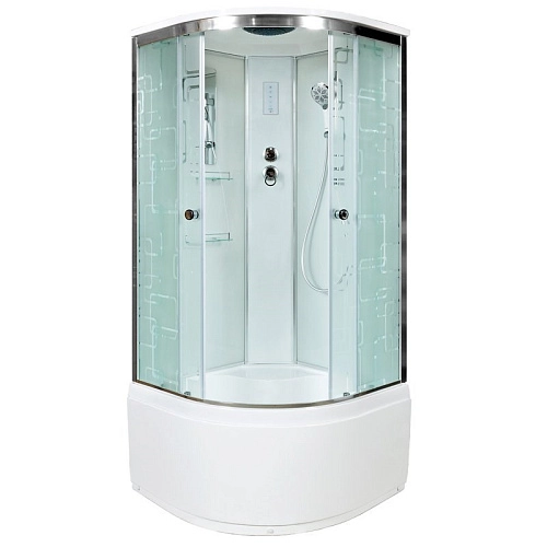 Душевая кабина Dto EM4590 (EM4590EL) 90x90 см с электрикой Душевая кабина Dto EM4590 (EM4590EL) 90x90 см с электрикой