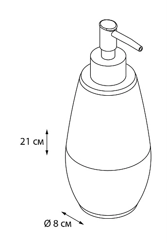 Дозатор жидкого мыла Fixsen Snow FX-260-1 Дозатор жидкого мыла Fixsen Snow FX-260-1