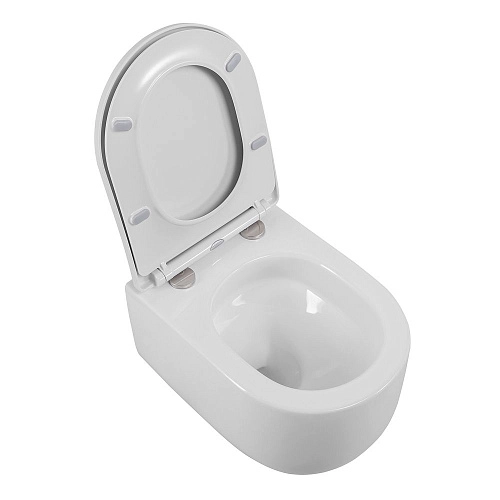 Унитаз подвесной BelBagno SOFT-TOR BB084CH-TOR/BB2031SC безободковый с сиденьем Унитаз подвесной BelBagno SOFT-TOR BB084CH-TOR/BB2031SC безободковый с сиденьем