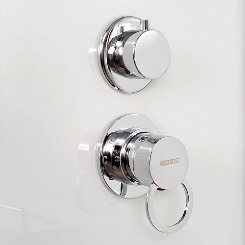 Душевая кабина Dto EM4590N (EM4590NGM) 90x90 см с гидромассажем Душевая кабина Dto EM4590N (EM4590NGM) 90x90 см с гидромассажем