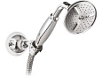 Душевая лейка CEZARES CZR-KD-01-M со шлангом 150см и держателем, хром, ручка хром, D-75 mm Душевая лейка CEZARES CZR-KD-01-M со шлангом 150см и держателем, хром, ручка хром, D-75 mm