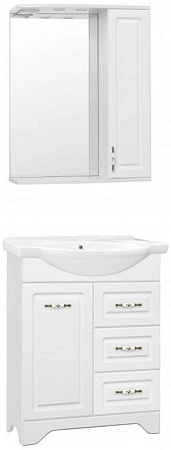 Тумба под раковину Style Line Олеандр-2 65 (3 ящ.) ЛС-00000047 Тумба под раковину Style Line Олеандр-2 65 (3 ящ.) ЛС-00000047