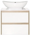 Тумба под раковину Style Line Монако 60 (2 ящ.), Гамма 56, Ориноко/бел лакобель, PLUS ЛС-00000622 Тумба под раковину Style Line Монако 60 (2 ящ.), Гамма 56, Ориноко/бел лакобель, PLUS ЛС-00000622
