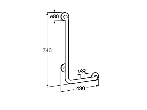Поручень Roca Access Pro 816958009 Поручень Roca Access Pro 816958009