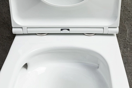 Унитаз подвесной Allen Brau Priority Tornado 4.31008.20 с крышкой, белый глянец