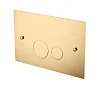 Клавиша смыва Boheme MATT GOLD 648-MG ультраплоская (для 666) матовое золото