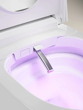 Унитаз подвесной Allen Brau Smart 4.I1001.20 с крышкой, белый, с функцией биде