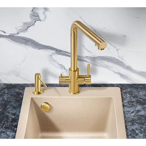 Смеситель для кухни Milacio Ultra ( MCU.553.GD ) золото Смеситель для кухни Milacio Ultra ( MCU.553.GD ) золото