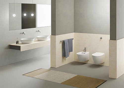 Биде подвесное GSI MODO NEW белый (9864111) Биде подвесное GSI MODO NEW белый (9864111)