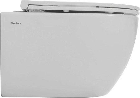 Унитаз подвесной Allen Brau Priority Tornado 4.31008.20 с крышкой, белый глянец