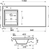 Раковина Style Line Даллас/эстетика 1000x480, левый СС-00000516 Раковина Style Line Даллас/эстетика 1000x480, левый СС-00000516