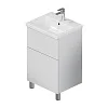 Тумба под раковину AM.PM Gem M90FSX0502WG напольная, 50 см push-to-open, белый,