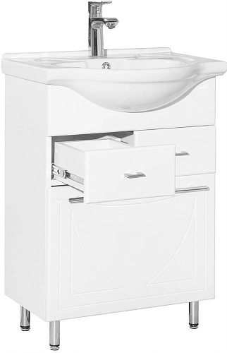 Тумба под раковину Style Line Лана 60 (2 ящ.) КОРЗИНА СС-00002253 Тумба под раковину Style Line Лана 60 (2 ящ.) КОРЗИНА СС-00002253