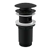 Донный клапан AlcaPlast A392BLACK черный матовый