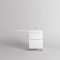 Тумба под раковину Style Line Даллас ЛЕОН 120, Люкс белая, PLUS напольная СС-00002438 Тумба под раковину Style Line Даллас ЛЕОН 120, Люкс белая, PLUS напольная СС-00002438