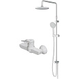Душевая система AM.PM X-Joy F43885A24 со смесителем для душа, белый матовый Душевая система AM.PM X-Joy F43885A24 со смесителем для душа, белый матовый