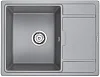 Кухонная мойка Paulmark WEIMAR PM216550-GRM кварцевая серый металлик