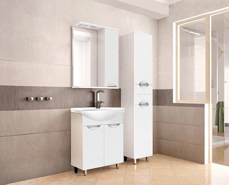 Зеркальный шкаф Style Line Жасмин 60/С ЛС-00000040 Зеркальный шкаф Style Line Жасмин 60/С ЛС-00000040