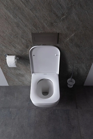 Унитаз подвесной Allen Brau Infinity 4.21004.20 с крышкой, белый глянец