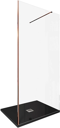 Душевая перегородка Allen Brau Infinity 1 100 3.21017.60 медь брашированная