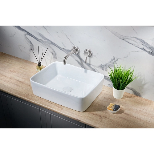 Смеситель для раковины Milacio Ultra ( MCU.552.SS ) настенный, нержавеющая сталь Смеситель для раковины Milacio Ultra ( MCU.552.SS ) настенный, нержавеющая сталь