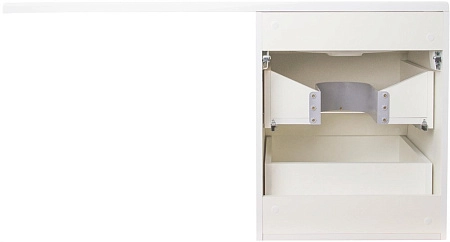 Тумба под раковину Style Line Даллас 110, Люкс белая, PLUS СС-00000704 Тумба под раковину Style Line Даллас 110, Люкс белая, PLUS СС-00000704