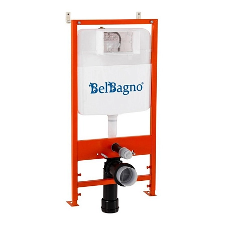 Инсталляция для унитаза BelBagno BB026 с клавишей смыва BB050CR.MAT