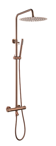Душевая система Boheme Uno 468-T-CB c термостатом Copper Brushed Душевая система Boheme Uno 468-T-CB c термостатом Copper Brushed
