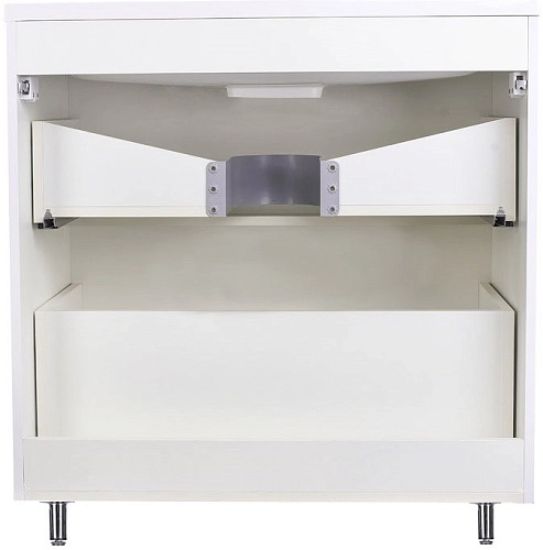 Тумба под раковину Style Line Каре 80 (2 ящ.) Люкс белая, PLUS СС-00002267 Тумба под раковину Style Line Каре 80 (2 ящ.) Люкс белая, PLUS СС-00002267