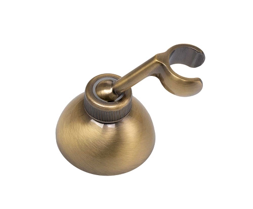 Душевая лейка CEZARES LIRA-M-DEF2-02-Bi со шлангом 150 см. и держателем, бронза, ручка белая Душевая лейка CEZARES LIRA-M-DEF2-02-Bi со шлангом 150 см. и держателем, бронза, ручка белая