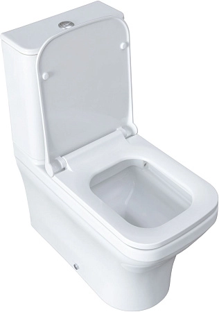 Чаша напольного унитаза Allen Brau Infinity 4.21012.20 с крышкой, белый глянец