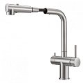 Смеситель для кухни Milacio Ultra 561 (MCU.561.SS) под фильтр, нержавеющая сталь с вытяжной лейкой Смеситель для кухни Milacio Ultra 561 (MCU.561.SS) под фильтр, нержавеющая сталь с вытяжной лейкой