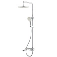Душевая система AM.PM Like F0780700 штанга 1030-1460мм, верхний душ 220 мм Душевая система AM.PM Like F0780700 штанга 1030-1460мм, верхний душ 220 мм