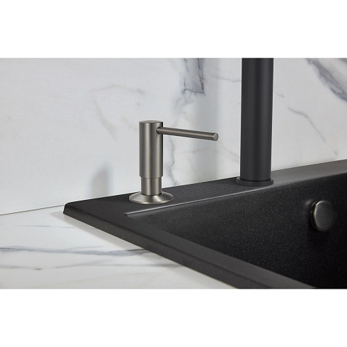 Дозатор жидкого мыла Milacio Ultra (MC.931.GM) вороненая сталь Дозатор жидкого мыла Milacio Ultra (MC.931.GM) вороненая сталь