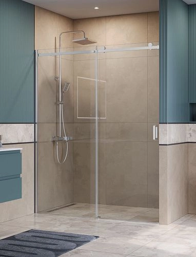 Душевая дверь BelBagno SOFT_CLOSE-2-BF-1-160-C-Cr 160 см, профиль хром, стекло прозрачное Душевая дверь BelBagno SOFT_CLOSE-2-BF-1-160-C-Cr 160 см, профиль хром, стекло прозрачное