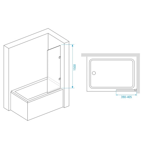 Шторка на ванну RGW Screens SC-056-2 3711056240-11 Шторка на ванну RGW Screens SC-056-2 3711056240-11
