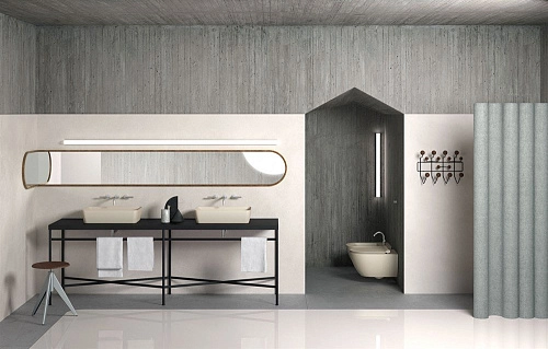 Биде подвесное GSI PURA серый матовый (8865117) Биде подвесное GSI PURA серый матовый (8865117)