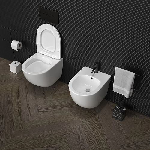 Биде подвесное Ceramica Nova FORMA CN3010 Биде подвесное Ceramica Nova FORMA CN3010