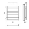 Полотенцесушитель электрический Lemark Poseidon LM42607E П7 500x600, левый/правый Полотенцесушитель электрический Lemark Poseidon LM42607E П7 500x600, левый/правый