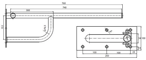 Поручень Bemeta HELP program 301102094 Поручень Bemeta HELP program 301102094